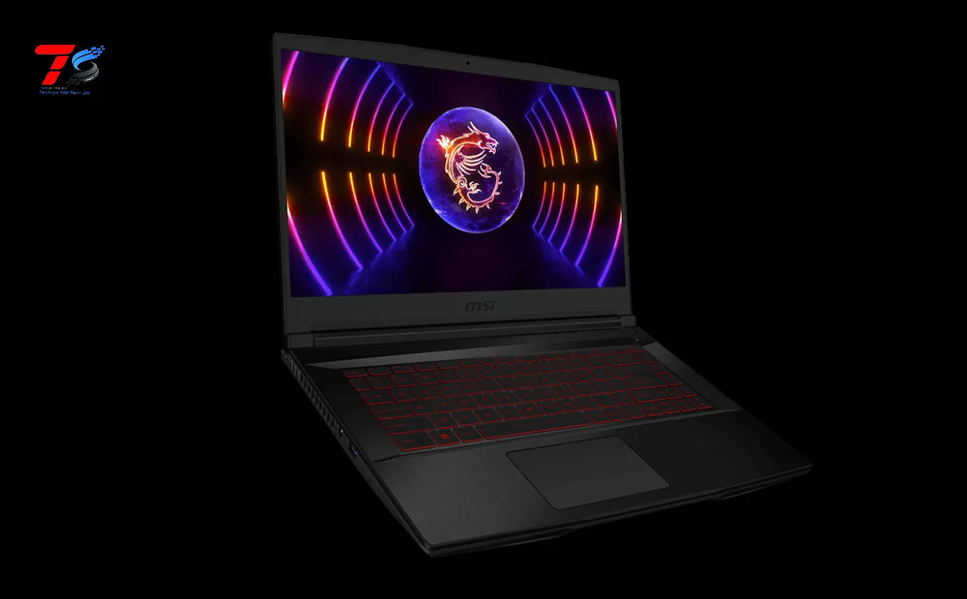 Laptop MSI Thin GF63 12VE-460VN (Core i5-12450H | 8GB | 512GB | RTX 4050 | 15.6 inch FHD 144Hz | W11H | Đen)